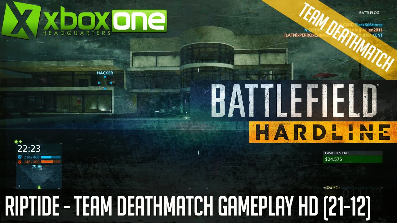 Battlefield Hardline "Riptide" - Team Deathmatch Xbox One Gameplay HD ...