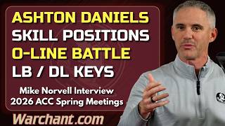 Mike Norvell Interview | Latest on FSU Football QB Ashton Daniels, Skill Players, Trenches Warchant