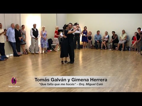 Tomás Galván y Gimena Herrera "Que falta que me hacés" Orq. Miguel Caló
