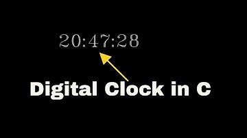How to make digital clock in C Program
