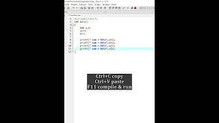 C program  Use Arithmetic Operators and print it's values #shorts #programming