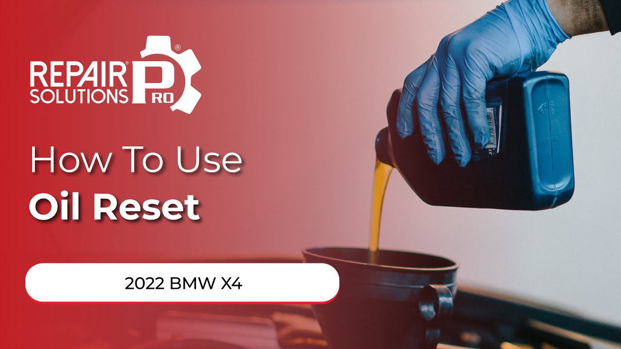 How to Use Oil Reset Function on SDS | 2022 BMW X4 - YouTube