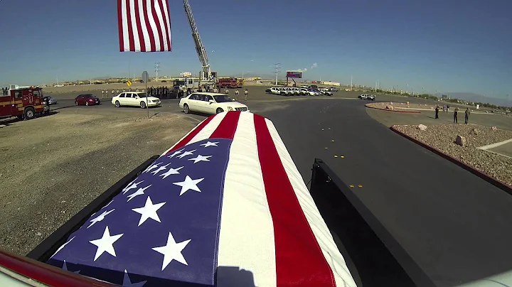 Officer VanBuskirk Funeral Mortorcade