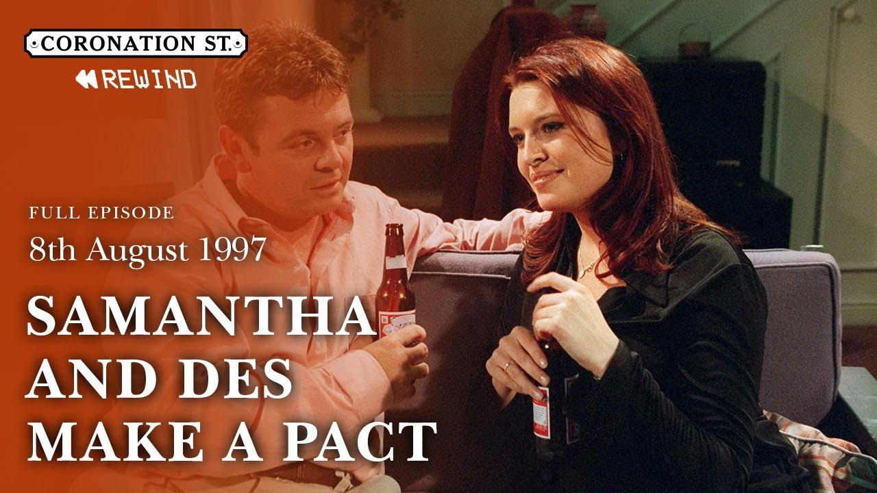 Samantha and Des Make A Pact | 8th August 1997 | Coronation Street Rewind