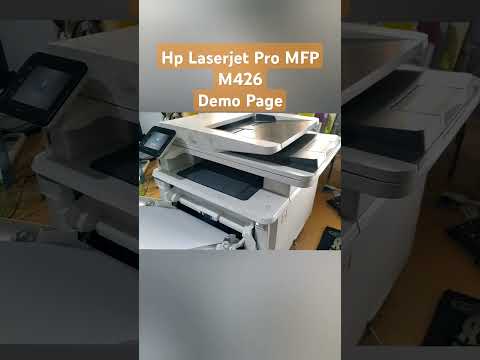 Hp Laserjet Pro MFP M426 Demo Page #printer #laserjet #printerhp #hplaserjet