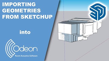 Importing geometries from SketchUp to ODEON with SU2Odeon 3 - ODEON tutorial
