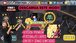 EL NUEVO  Stickman Warriors Super Dragon Shadow Fight CON MODS! | TUTORIAL COMPLETO screenshot 2