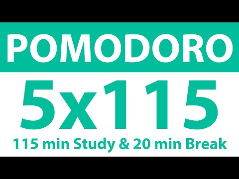 Pomodoro Technique: 5x115