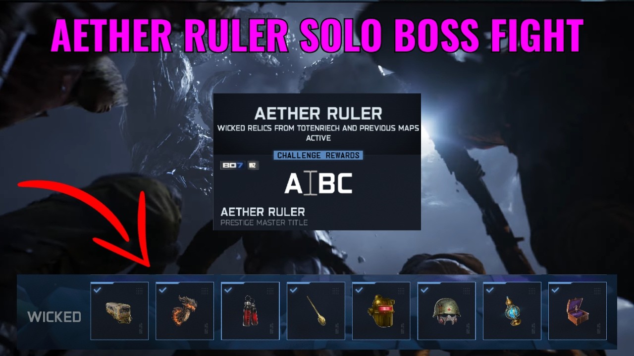 Solo Aether Ruler Boss Fight | All Wicked Relics - YouTube