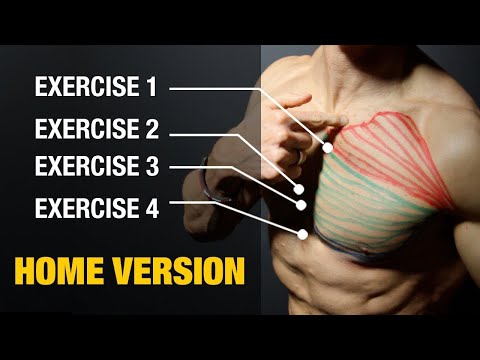 The PERFECT HOME Chest Workout [sets u0026 reps included]