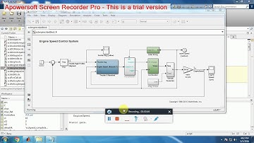 MATLAB ENGINE SPEED CONTROL SYSTEM