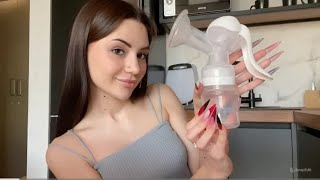 Breastfeeding With Angela | Breast Pump Tutorial & Tips | Pump With Me