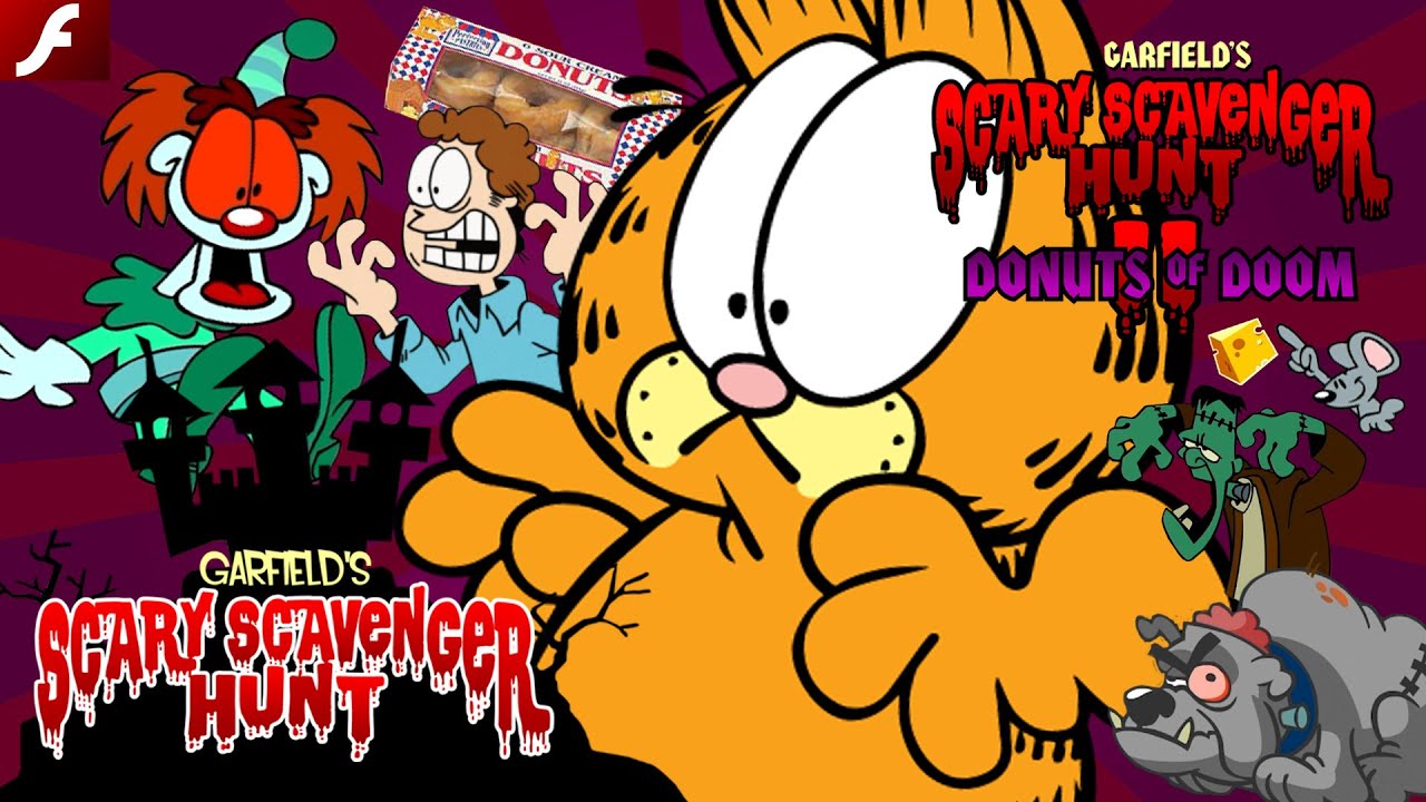 Garfield's Scary Scavenger Hunt - 🕹️ Online Game