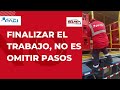 FINALIZAR EL TRABAJO, NO ES OMITIR PASOS