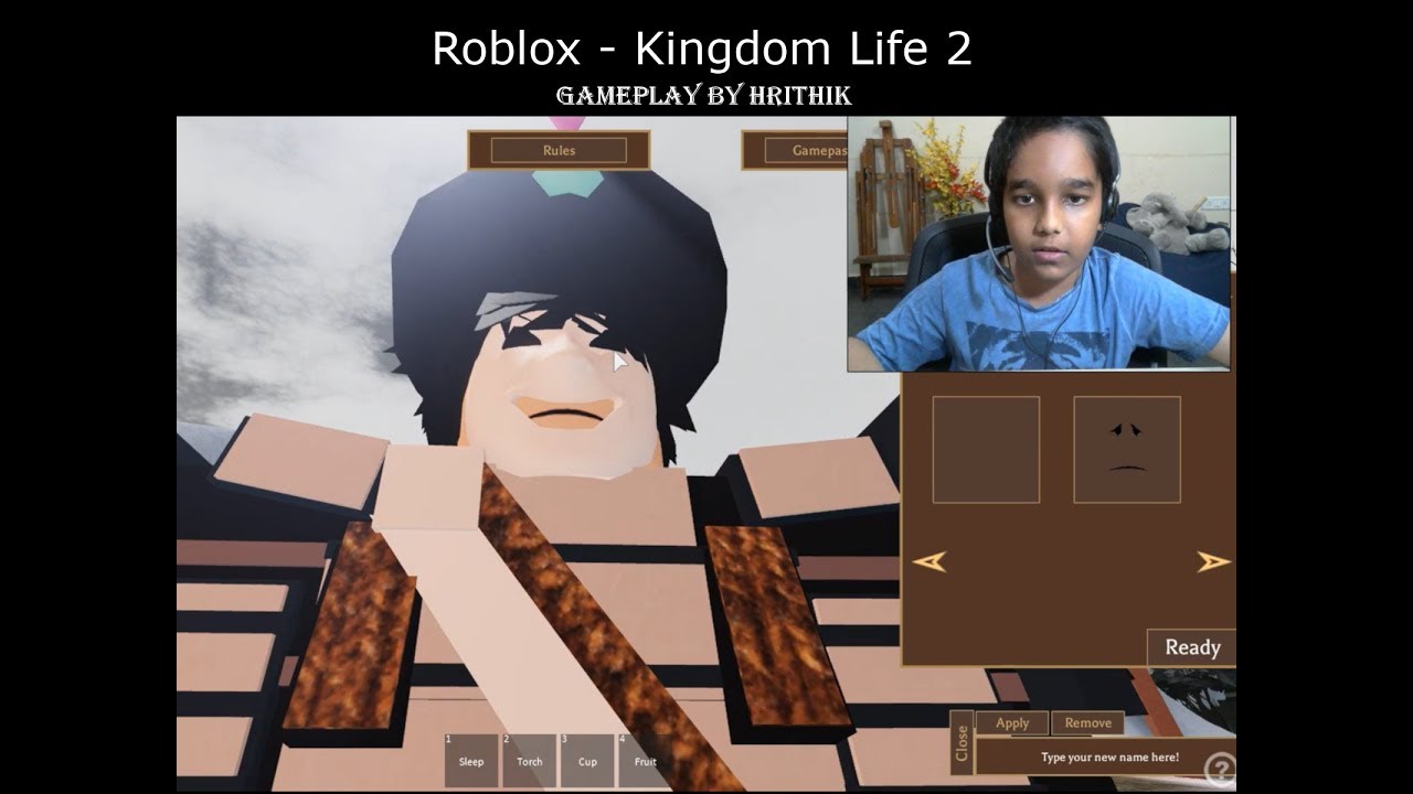 Roblox Kingdom Life 2 Gameplay By Hrithik Youtube - roblox kingdom life 2 story aronash uncropped video