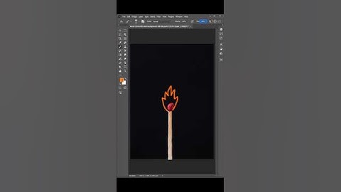 Create Flames Effect in Adobe Photoshop 2024 #logo_academy
