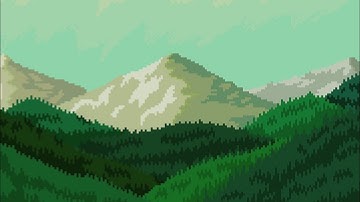 Pixel Art - Forest Timelapse