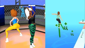 ✅ Belly Clash 🆚 Girl Jumper Mobile games video | Vaal Gamerz