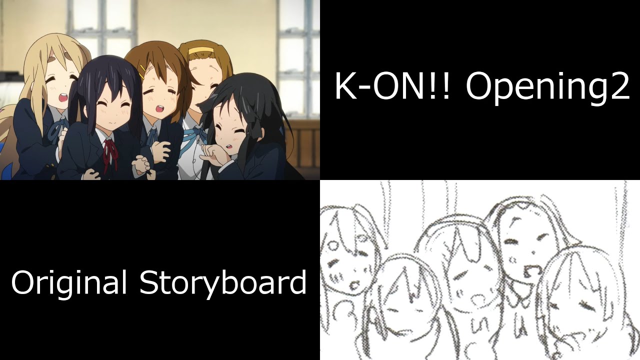 The setting for Utauyo Miracle (K-On S2 second opening) is very similar to  the classroom concert scene from the movie. Neat. : r/k_on