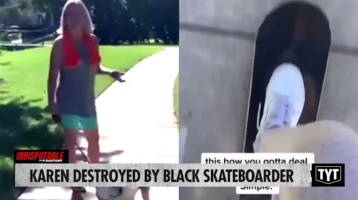 Karen DESTROYED By Black Skateboarder