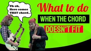 How to Solo Over Chords That Don't Fit the Key | Steve Stine Guitar Lesson