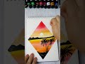 How to Painting Easy Landscape step by step | Painting Art Tutorial | Art video