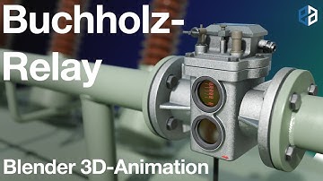 How does a Buchholz Relay work? (3D Blender Animation)