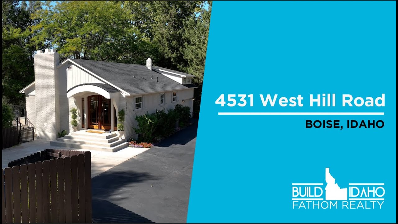 4531 West Hill Road Boise ID MLS 98890749 YouTube