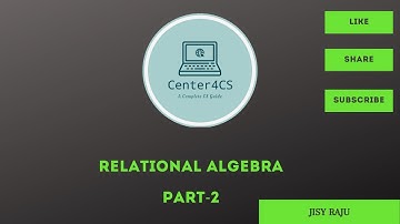 Relational Algebra Part 2/ Binary Relational Operations/Lecture 16