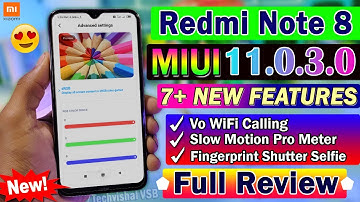 Redmi Note 8 MIUI 11.0.3.0 Stable Update Full Changelog Review | 7+ TOP New Features | Redmi Note 8