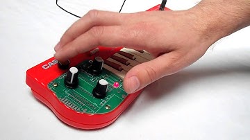 RC CIRCUIT BENT CASIO SA-2 OPTICAL NOISE THEREMIN SYNTH KEYBOARD