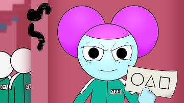 SQUID GAME GET ABSTRACTED! Pibby in Squid Game Season 2 x Inside Out 2