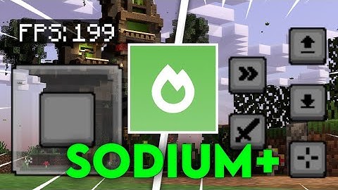 New Sodium MOD for MCPE 1.21+!(Optifine,Increase FPS+,Smooth,Clean)