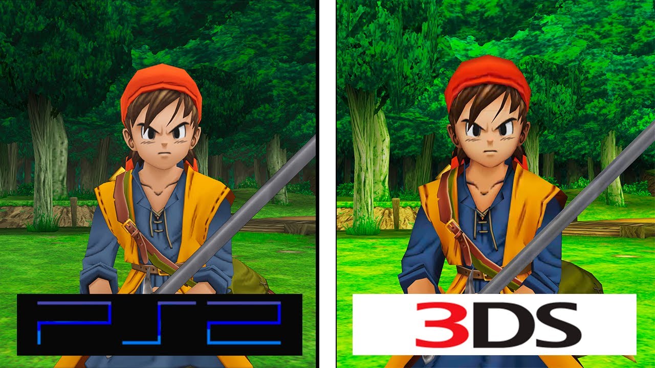 Dragon Quest Viii 3ds Vs Ps2 4k Graphics Comparison Youtube