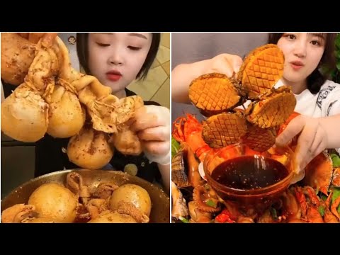 [MUKBANG] Soslu Çin Yemekleri Yeme🌶🌶#16 ASMR CHINESE FOOD MUKBANG EATING SHOW🌶🌶