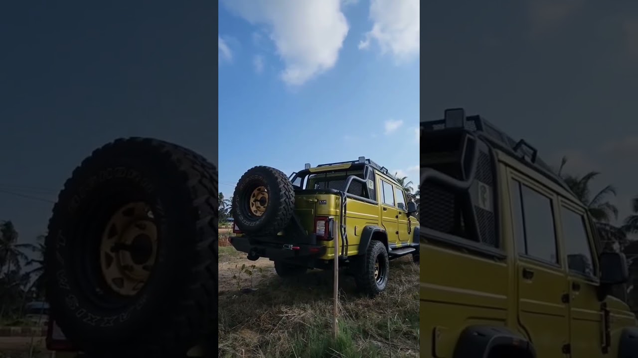 4×4 Mahindra Bolero Camper modified in KL 