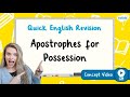 How Do You Use Apostrophes for Possession? | KS2 English Concept for Kids