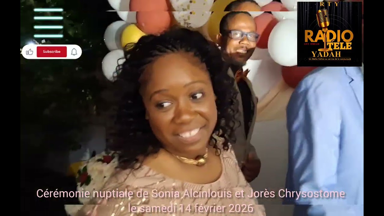 Cérémonie nuptiale: Sonia Alcinlouis et Jorès Chrysostome, samedi 14 fév. 2026.#viralvideo #haiti 