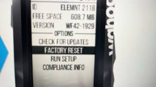 How To Hard Reset A Wahoo Element Bolt