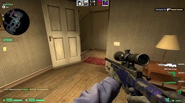 Crazy AWP Flick Shot Through The Floor - CS:GO