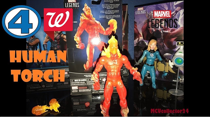 Marvel Legends HUMAN TORCH Johnny Storm Fantastic Four Walgreens Exclusive