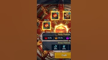 Using The Forge With Legendary Forge Pass Fragments To Craft Relics In RAID Shadow Legends