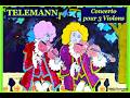 Capture de la vidéo Telemann - Concerto For Three Violins And Strings In F Major - Collegium Musicum Of Paris - Douatte