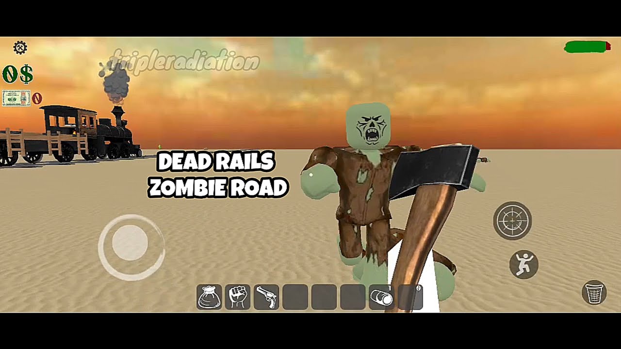 Dead rails zombie road gameplay android - YouTube