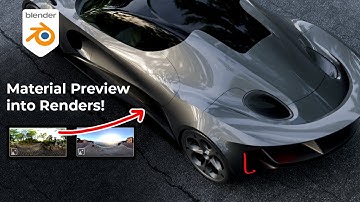 How to Use Material Preview HDRI in Renders? - Easy.
