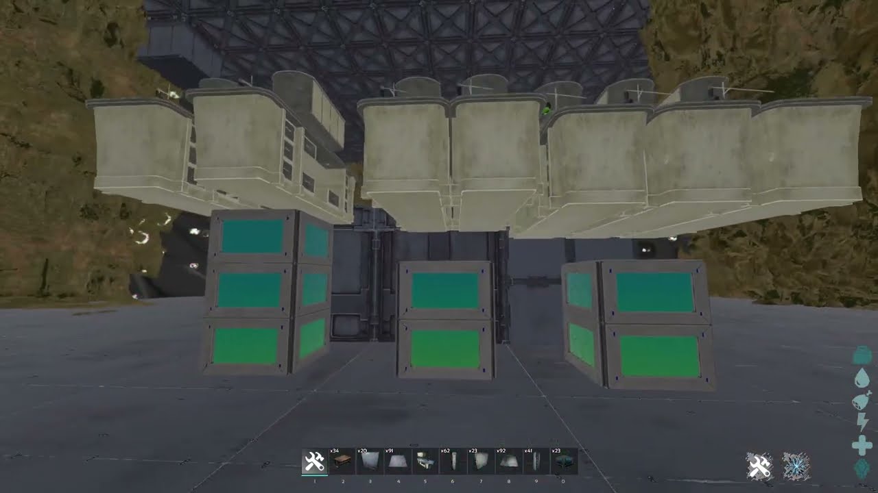 ASA How to build floating Chemistry Bench | Ark Suvival Ascended