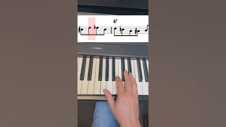 Tasty jazz lick to play over a major 2-5-1 🎹🔥