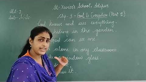 Std 1 Moral Science Ch 3 Part 1