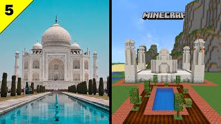 I Built All 7 Wonders Of The World In Minecraft