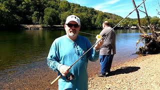 Trout Fishing The White River at Cotter Arkansas